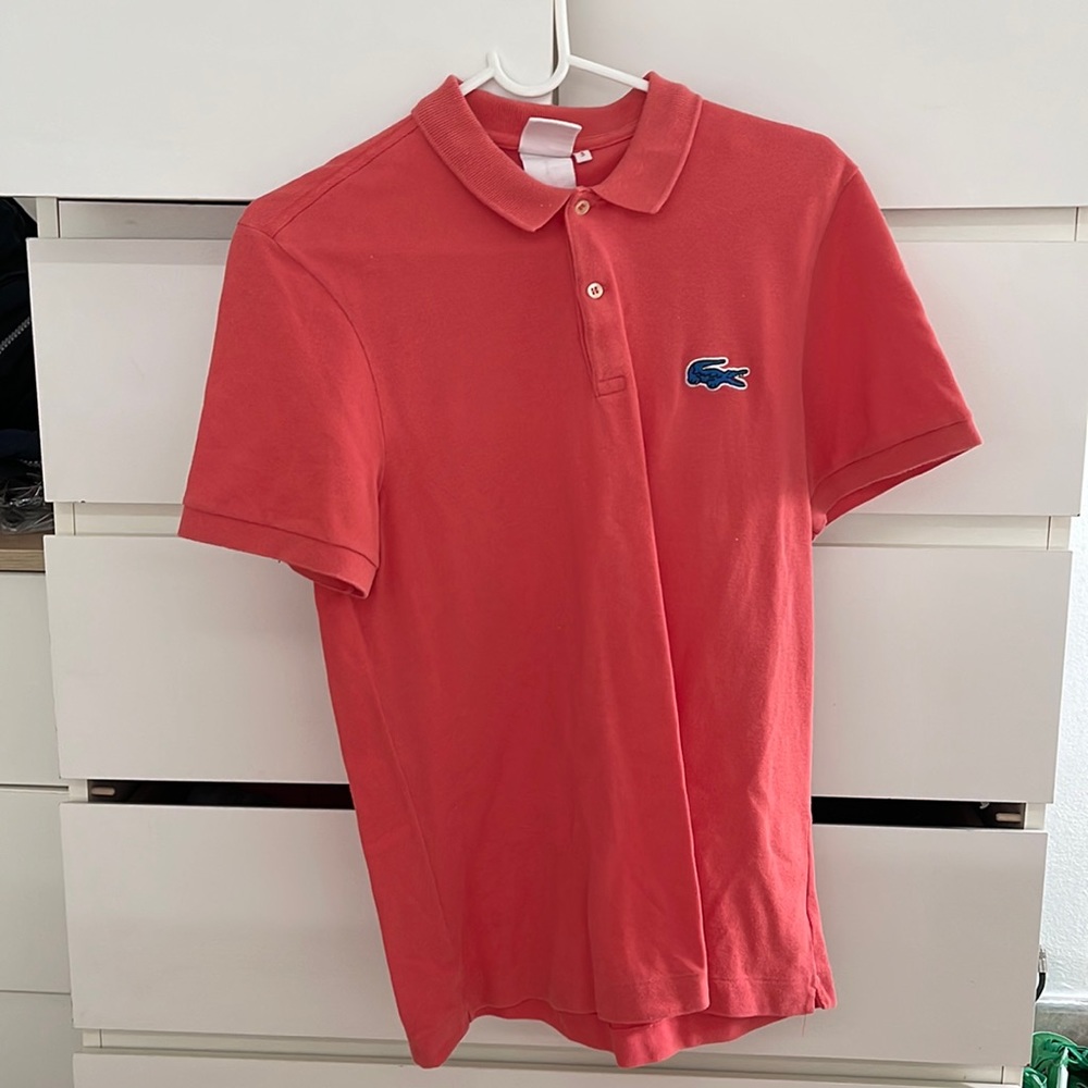 Lacoste peach live polo